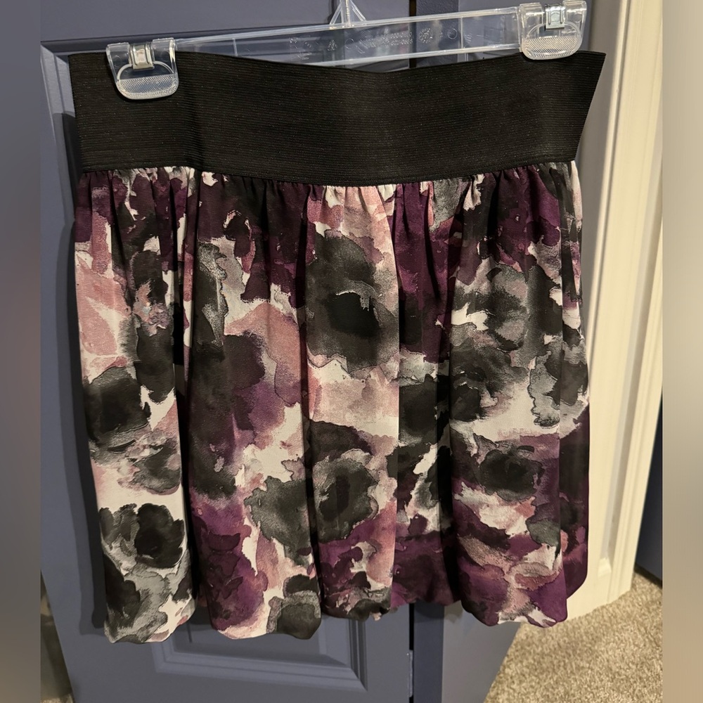 Floral skater skirt